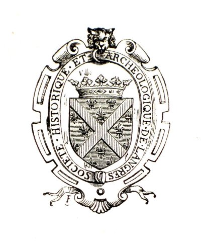 BIBLIOTHEQUE DE LA SOCIETE HISTORIQUE ET ARCHEOLOGIQUE DE LANGRES