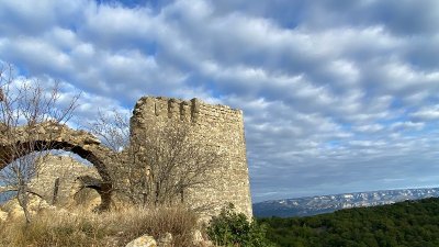 Ruines du château seigneurial de Vernègues
