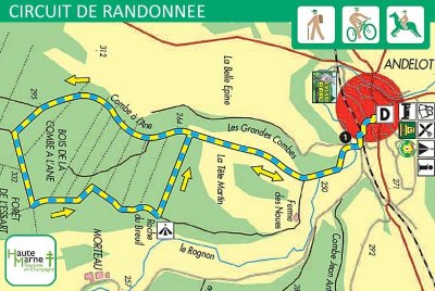 BOIS DE LA COMBE A L'ÂNE A ANDELOT-BLANCHEVILLE