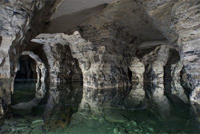 ANCIENNES CARRIERES SOUTERRAINES VERS LES TERRIERES A REYNEL