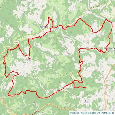 Parcours de Trail Campagnac