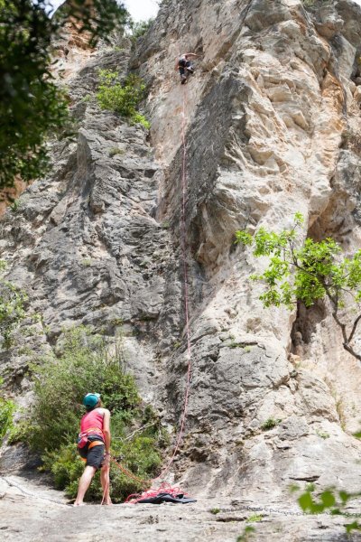 Site d'escalade : le Rocher des Bagarèdes - Vallon Sourn